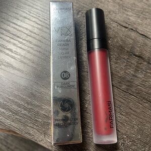 Vfx pro camera ready matte liquid lipstick: dark burgundy